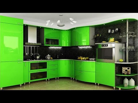 Кухни в ЗЕЛЁНЫХ ТОНАХ. Интерьер кухни в зелёном цвете. Kitchen in green color