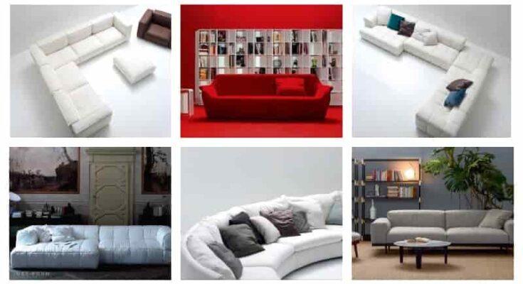 Сучасні італійські дивани. Фото